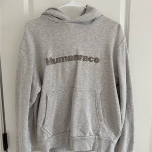 Adidas x Pharrell Williams Human Race Light Gray Hoodie